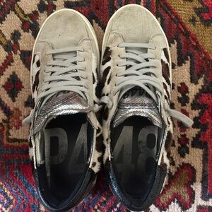 P448 Animal Print Sneakers